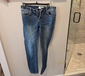 Buckle Women's Deep Blue Skinny Jeans